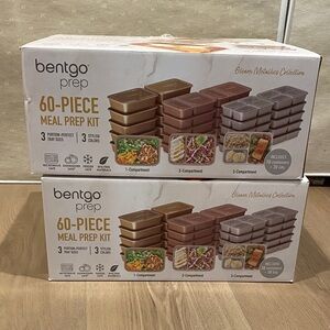 Bentgo Prep 40-Piece Meal Prep Kit - Glam Metallics Collection